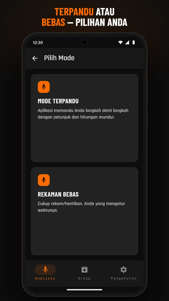 Pemilihan mode