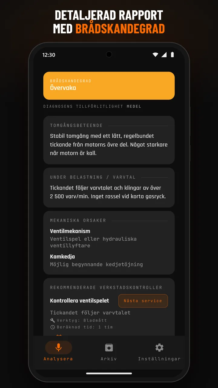 Analysresultat
