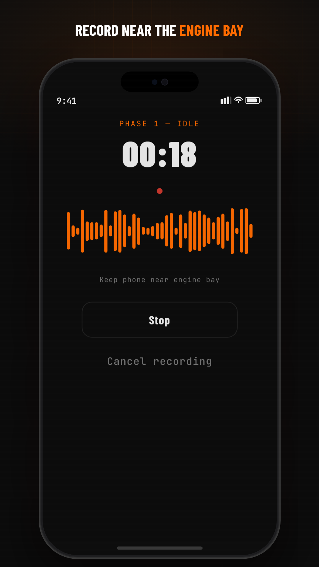Recording screen